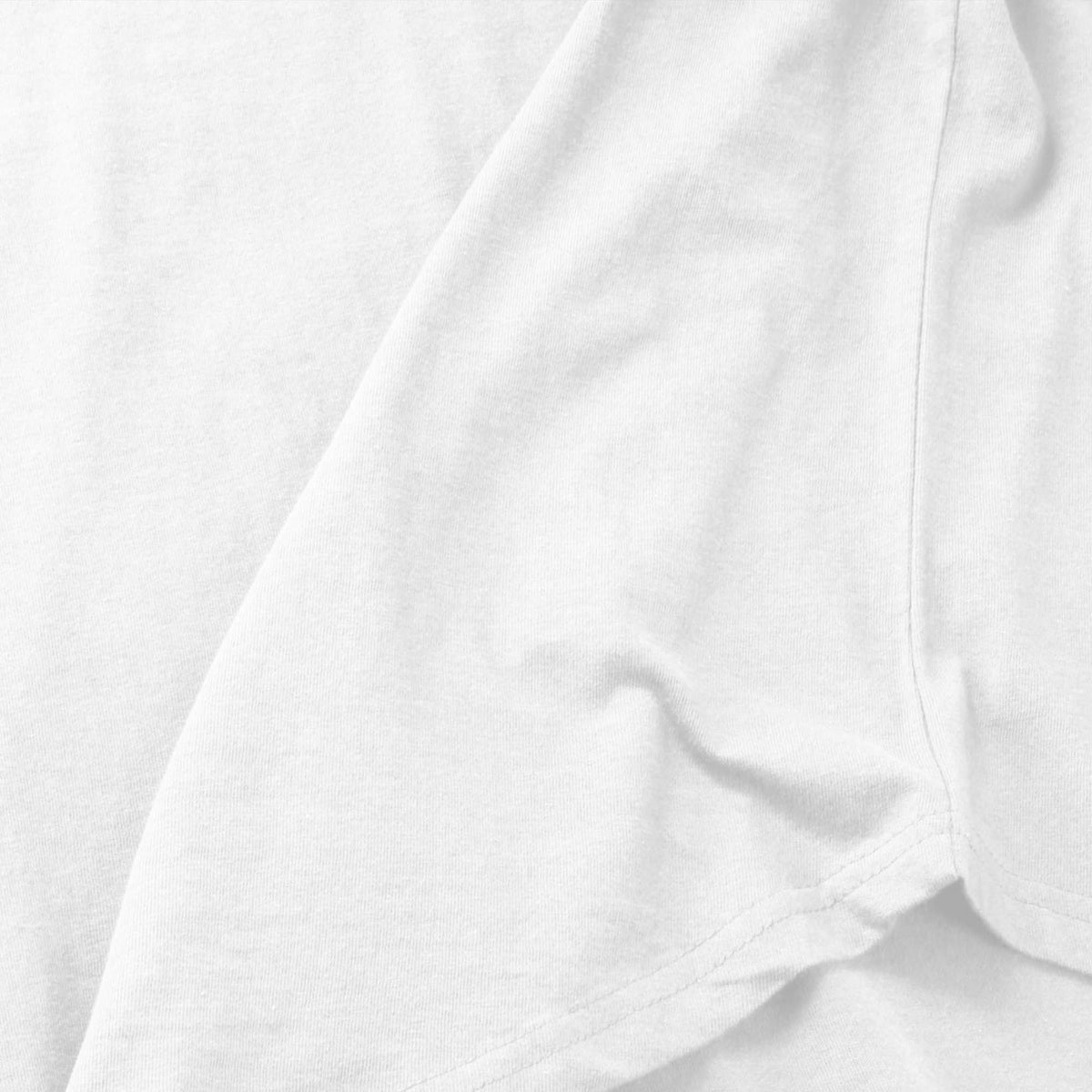 Men’s Longline T-Shirt in White - Hat and Beyond blank tee