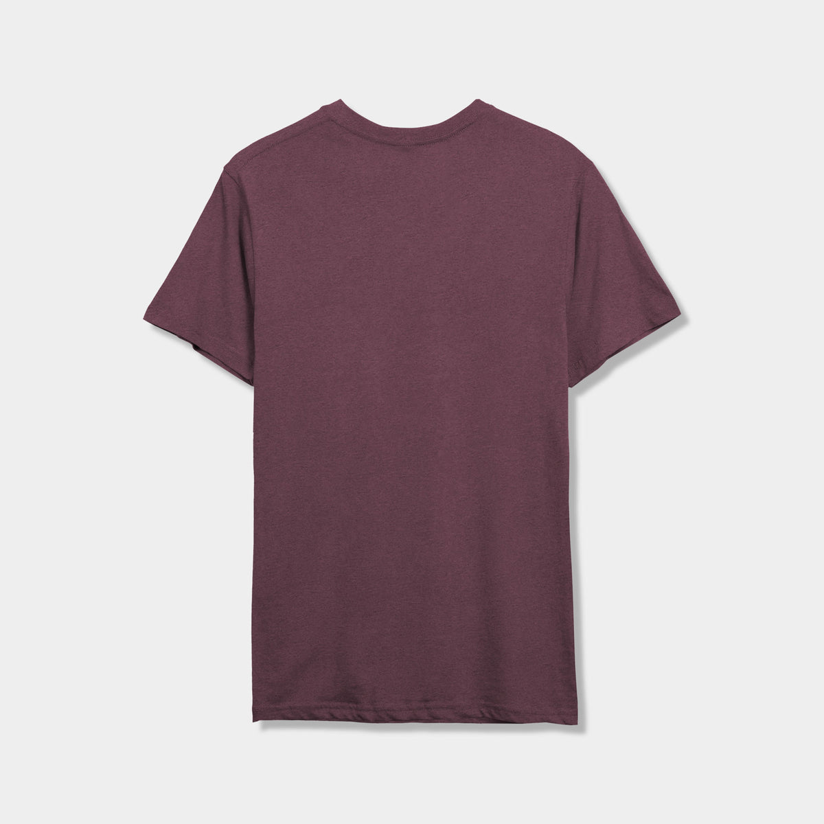 Men’s V-Neck T-Shirt in v neck men_v neck t shirts for men_best v neck t shirts mens_mens deep v neck t shirts_v neck shirt mens_best v neck undershirt_Heather Maroon - Hat and Bey