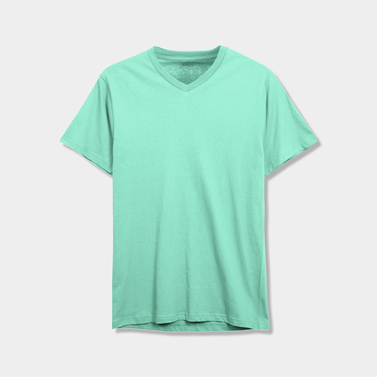 Men’s V-Neck T-Shirt in v neck men_v neck t shirts for men_best v neck t shirts mens_mens deep v neck t shirts_v neck shirt mens_best v neck undershirt_Mint - Hat and Beyond blank 