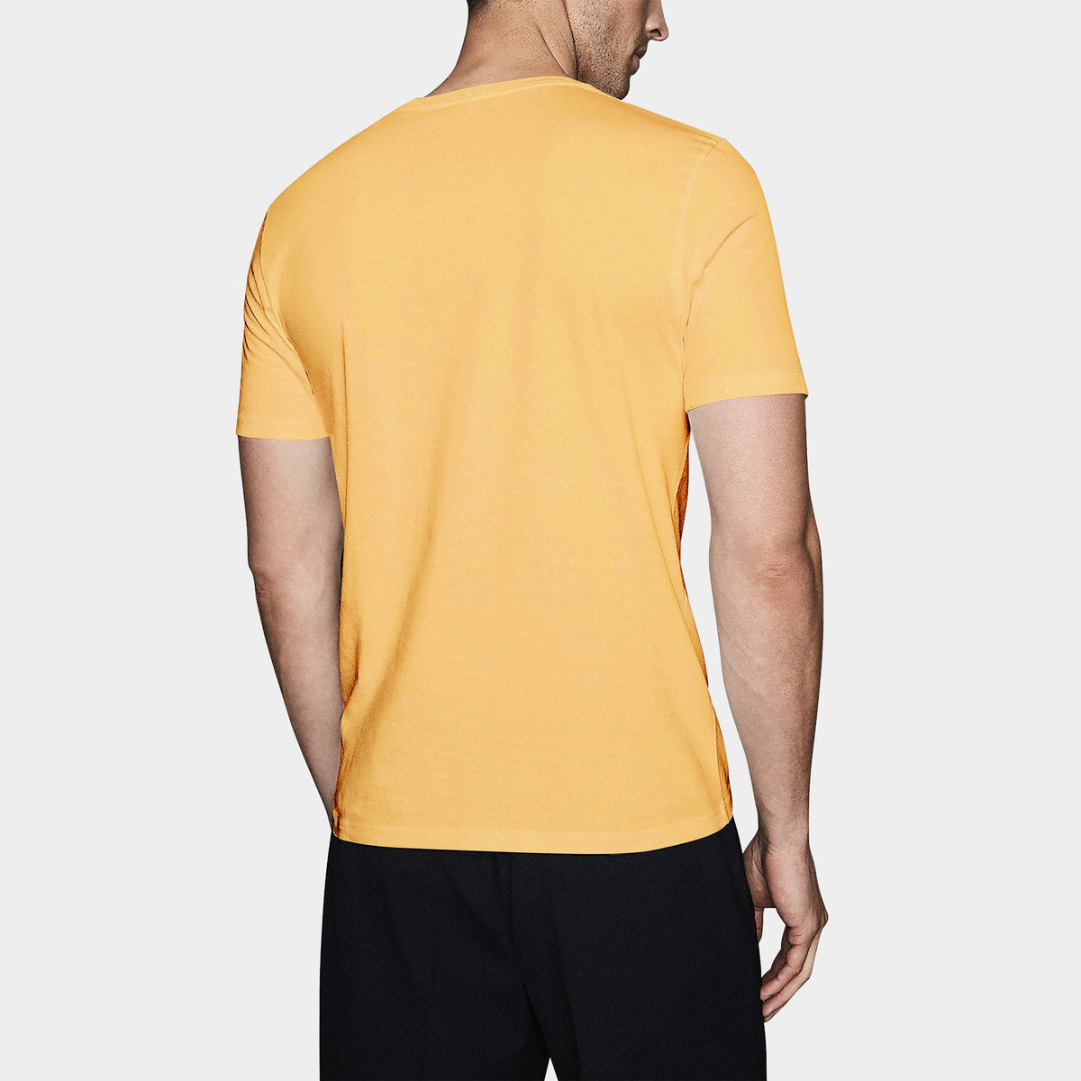 Men’s V-Neck T-Shirt in v neck men_v neck t shirts for men_best v neck t shirts mens_mens deep v neck t shirts_v neck shirt mens_best v neck undershirt_Squash - Hat and Beyond blan