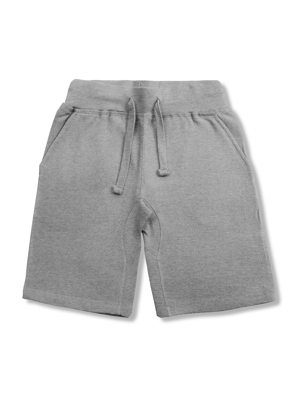 Men’s Premium Sweat Shorts with Elastic Drawstring in Athletic Heather - Hat and Beyond fleece joggers