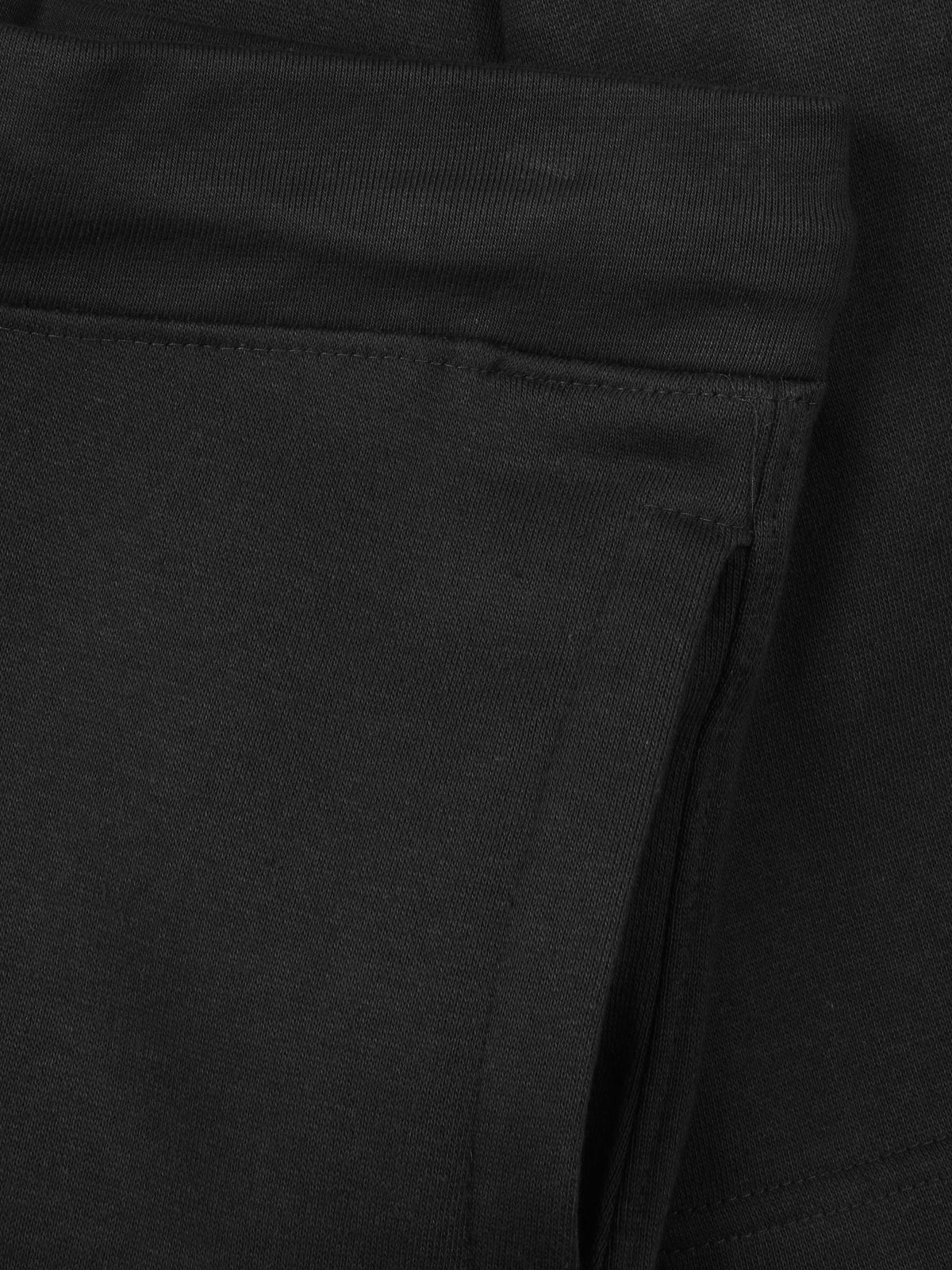 Men’s Premium Sweat Shorts with Elastic Drawstring in Black - Hat and Beyond fleece joggers