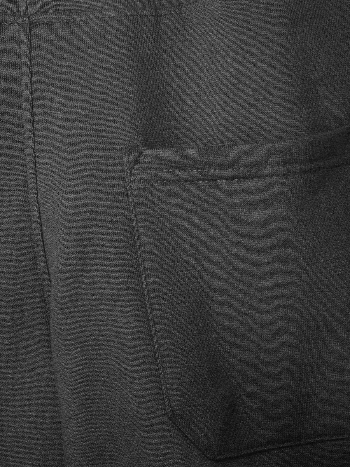 Men’s Premium Sweat Shorts with Elastic Drawstring in Charcoal - Hat and Beyond fleece joggers