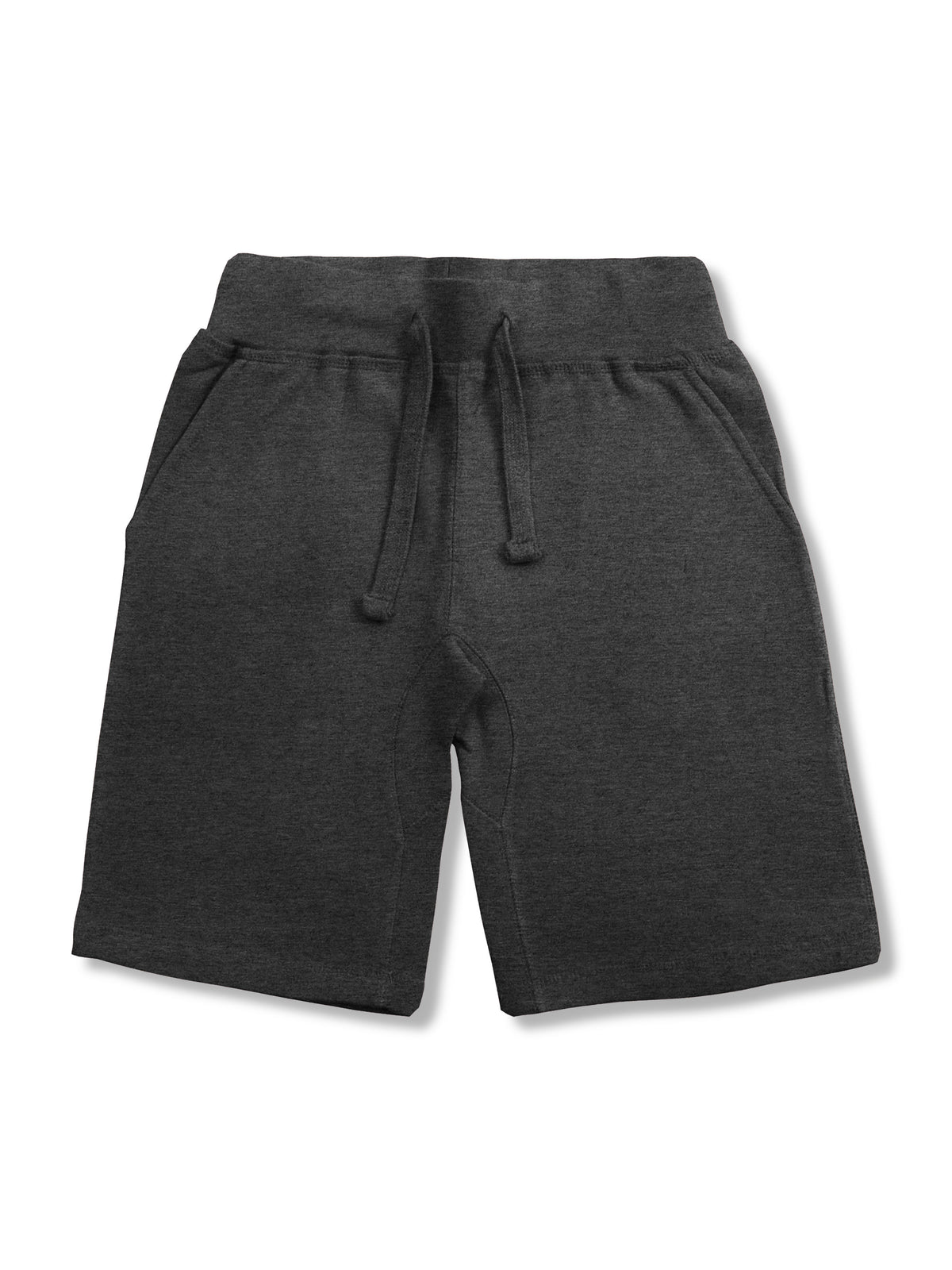 Men’s Premium Sweat Shorts with Elastic Drawstring in Charcoal - Hat and Beyond fleece joggers