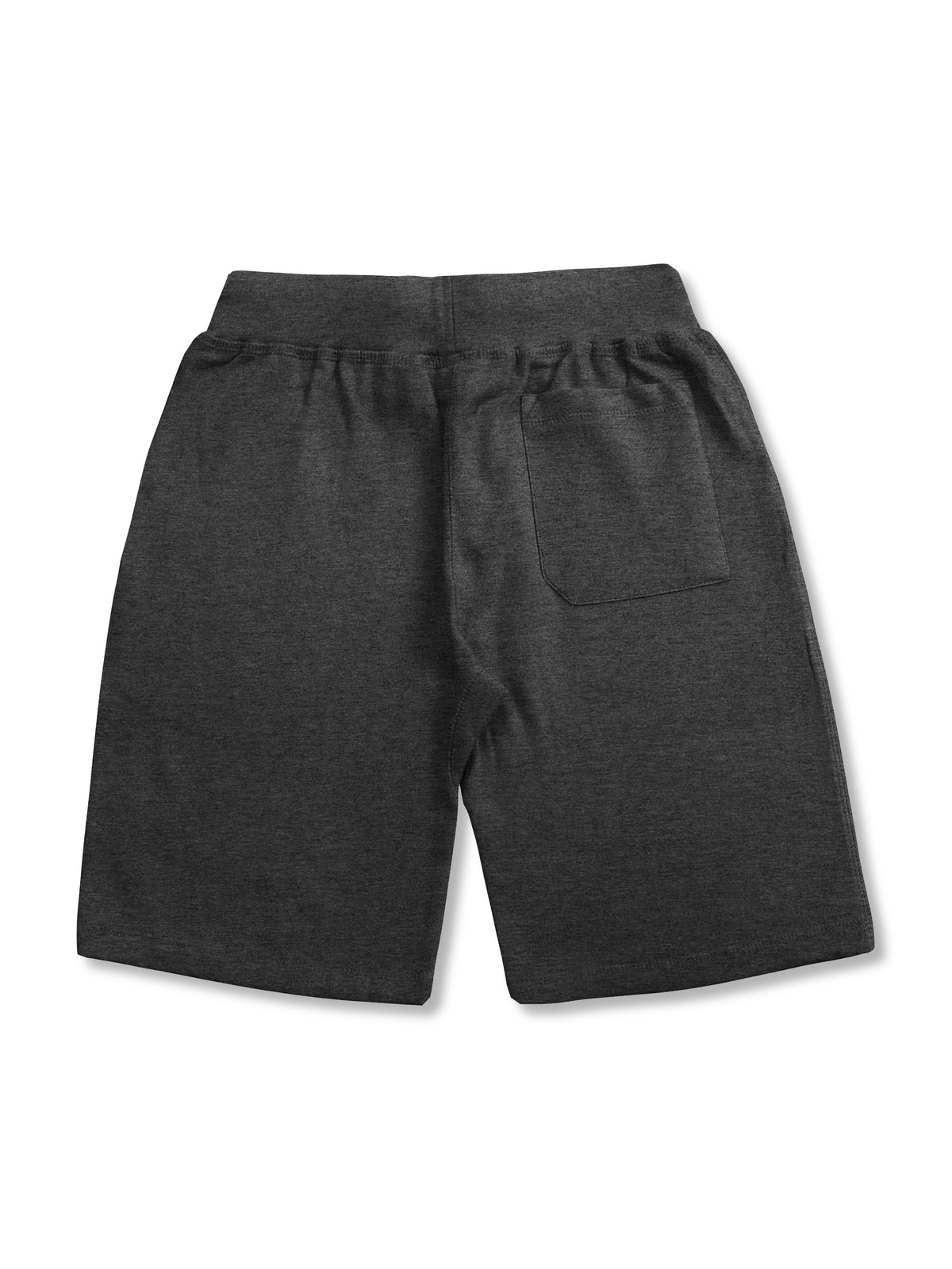 Men’s Premium Sweat Shorts with Elastic Drawstring in Charcoal - Hat and Beyond fleece joggers