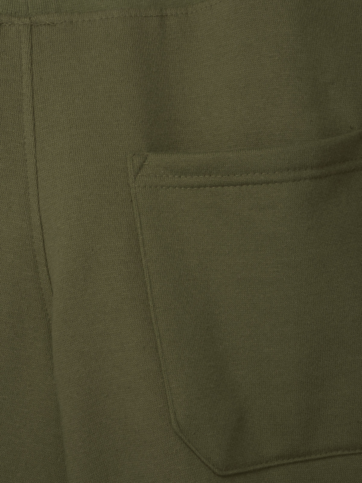 Men’s Premium Sweat Shorts with Elastic Drawstring in Military Green - Hat and Beyond fleece joggers