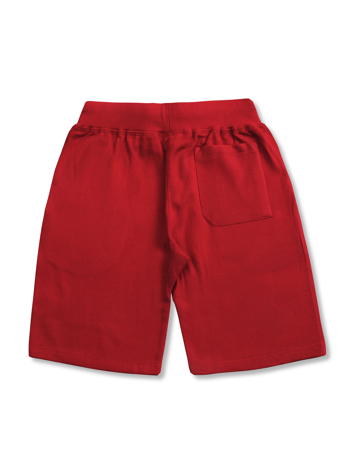 Men’s Premium Sweat Shorts with Elastic Drawstring in Red - Hat and Beyond fleece joggers