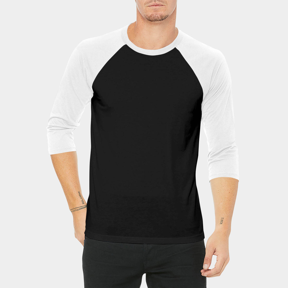 Men’s 3/4 Sleeve Baseball Raglan Shirt in baseball tee_baseball tee shirts_raglan tee_softball tee_baseball t_long sleeve baseball tee_ raglan baseball tee_ baseball t shirt mens_ 