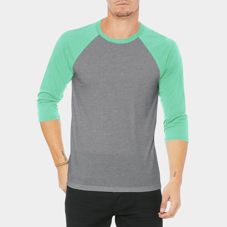 Men’s 3/4 Sleeve Baseball Raglan Shirt in baseball tee_baseball tee shirts_raglan tee_softball tee_baseball t_long sleeve baseball tee_ raglan baseball tee_ baseball t shirt mens_ 