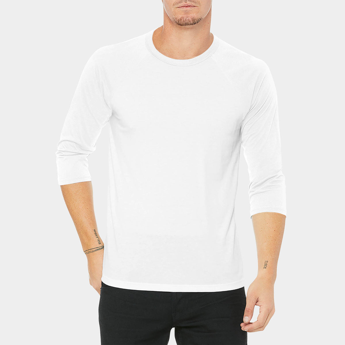 Men’s 3/4 Sleeve Baseball Raglan Shirt in baseball tee_baseball tee shirts_raglan tee_softball tee_baseball t_long sleeve baseball tee_ raglan baseball tee_ baseball t shirt mens_ 