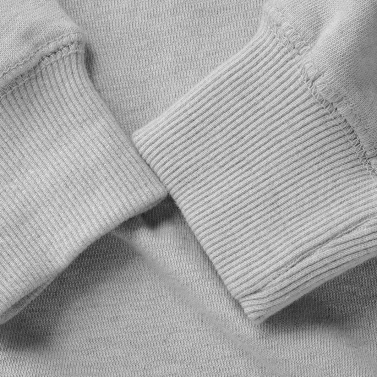 Men’s French Terry Crew Neck Sweater in sweater_cardigan_crew neck sweater_long sweater_mens sweater_cute sweaters_mens cardigan_french terry fabric_french terry_Heather gray - Hat
