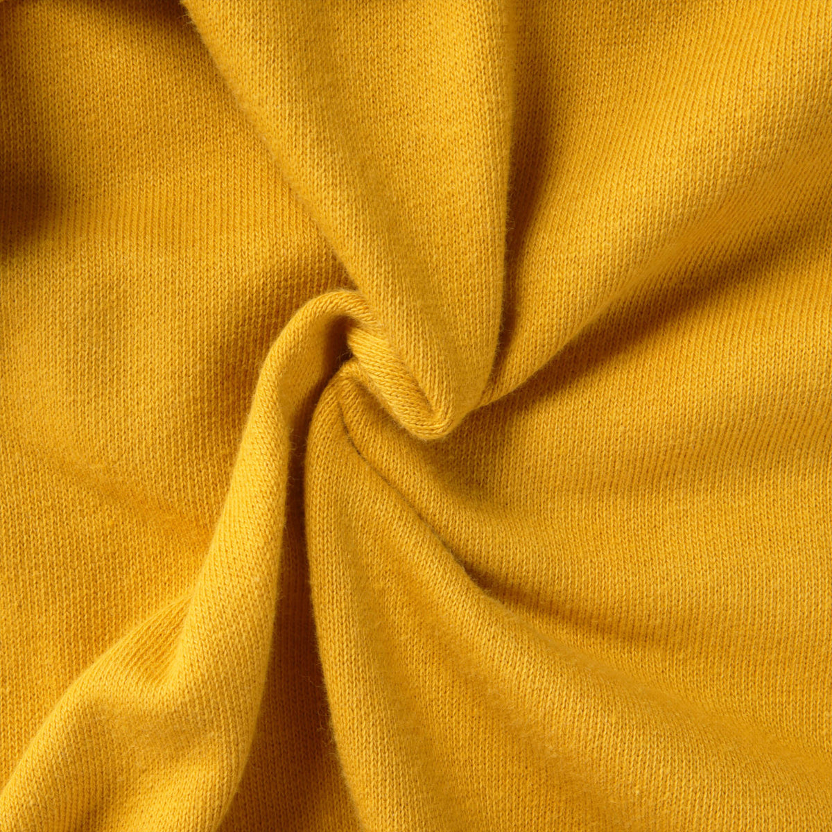 Men’s French Terry Crew Neck Sweater in sweater_cardigan_crew neck sweater_long sweater_mens sweater_cute sweaters_mens cardigan_french terry fabric_french terry_Mustard - Hat and 