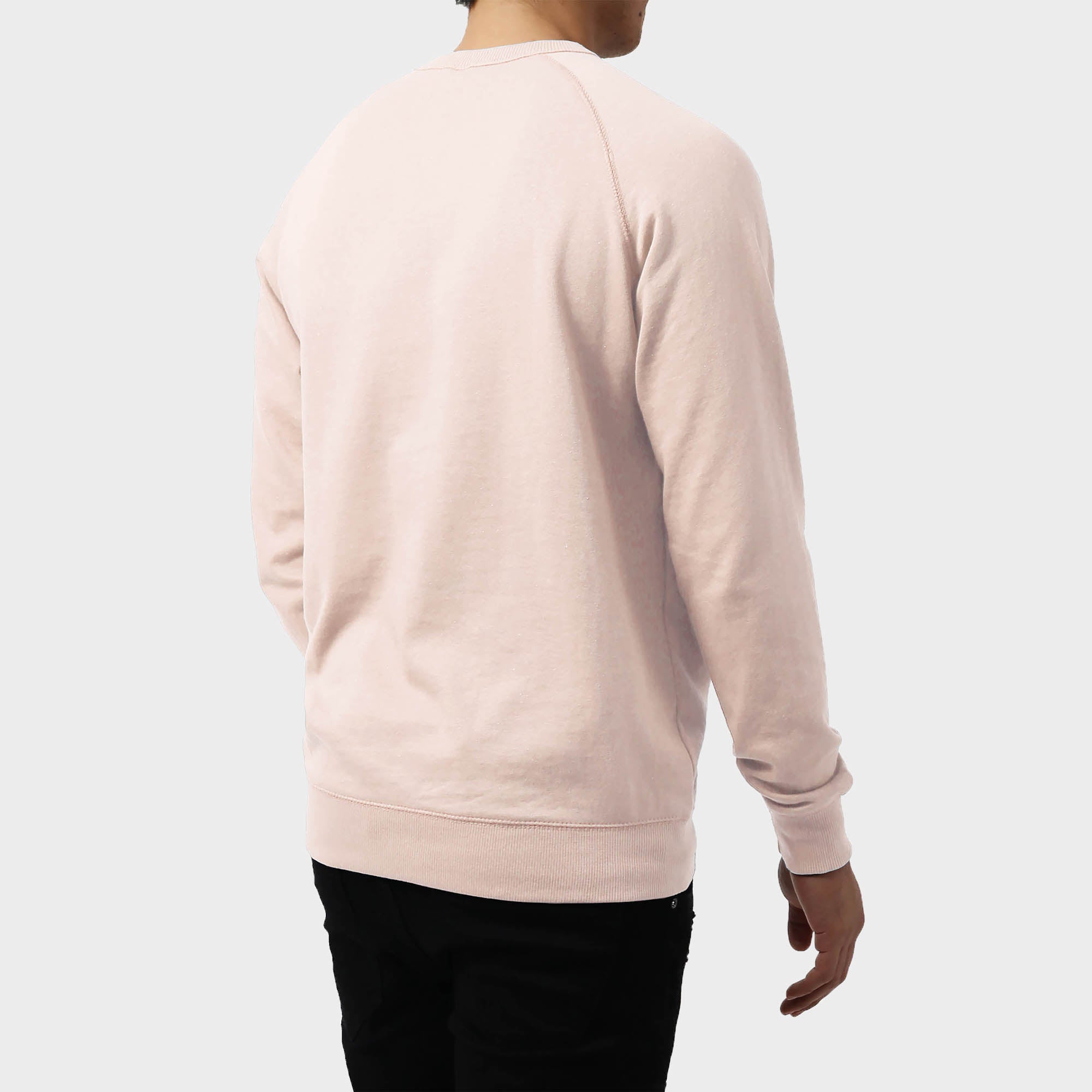 sweater_cardigan_crew neck sweater_long sweater_mens sweater_cute sweaters_mens cardigan_french terry fabric_french terry_Nude Pink