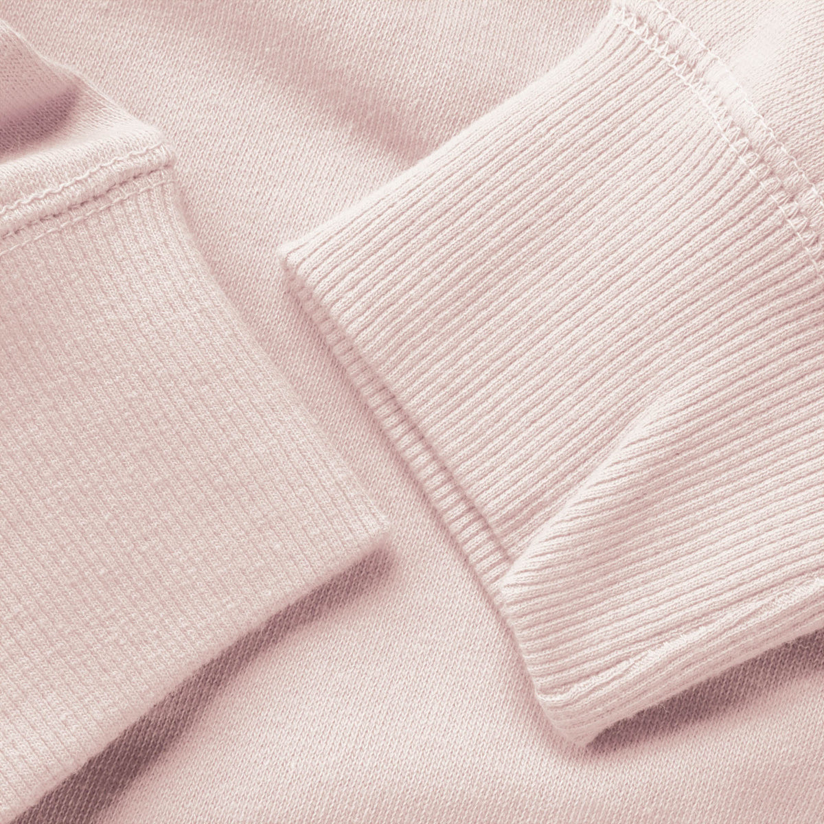 Men’s French Terry Crew Neck Sweater in sweater_cardigan_crew neck sweater_long sweater_mens sweater_cute sweaters_mens cardigan_french terry fabric_french terry_Nude Pink - Hat an