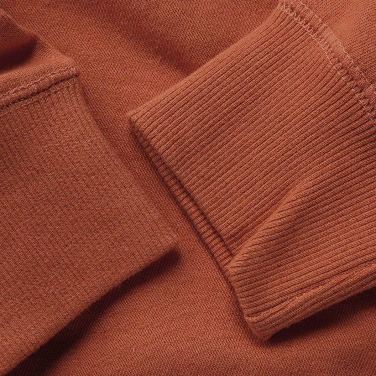 Men’s French Terry Crew Neck Sweater in sweater_cardigan_crew neck sweater_long sweater_mens sweater_cute sweaters_mens cardigan_french terry fabric_french terry_Spice - Hat and Be