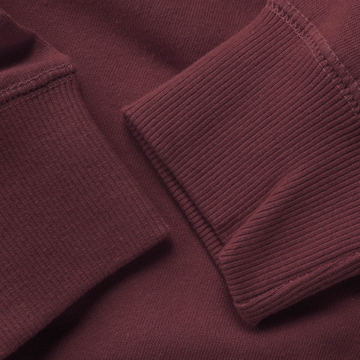 Men’s French Terry Crew Neck Sweater in sweater_cardigan_crew neck sweater_long sweater_mens sweater_cute sweaters_mens cardigan_french terry fabric_french terry_Wine - Hat and Bey