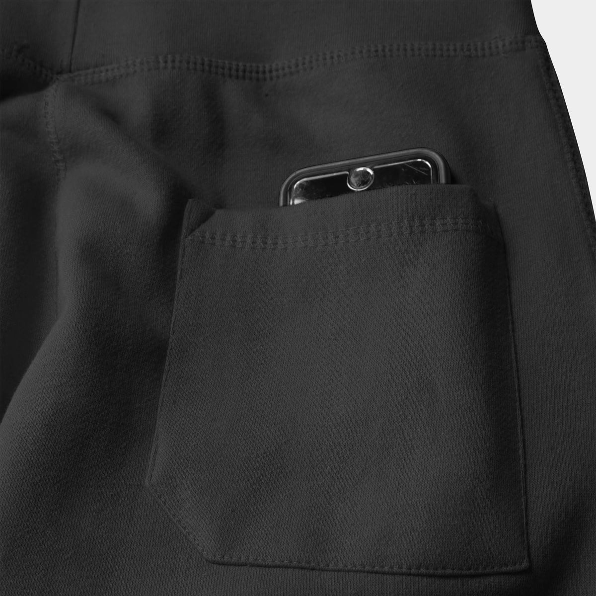 Men’s Fleece Joggers in joggers_sweatpants_jogging pants_track pants_track pants men_mens sweatpants_boys joggers_mens tracksuit bottoms_Black - Hat and Beyond fleece joggers