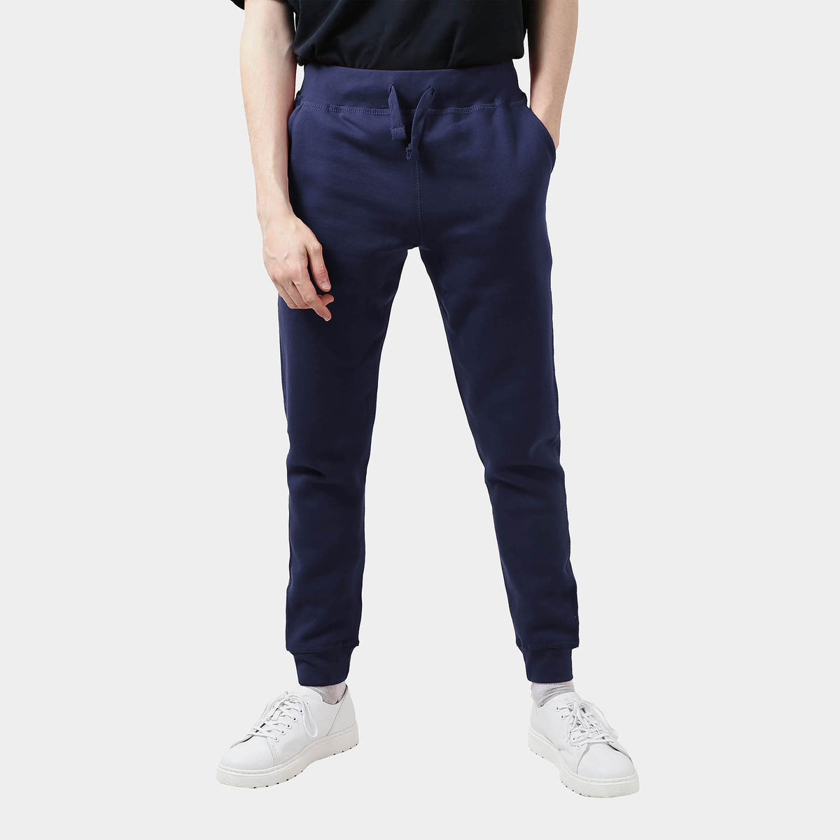 Men’s Fleece Joggers in joggers_sweatpants_jogging pants_track pants_track pants men_mens sweatpants_boys joggers_mens tracksuit bottoms_Navy Blazer - Hat and Beyond fleece joggers
