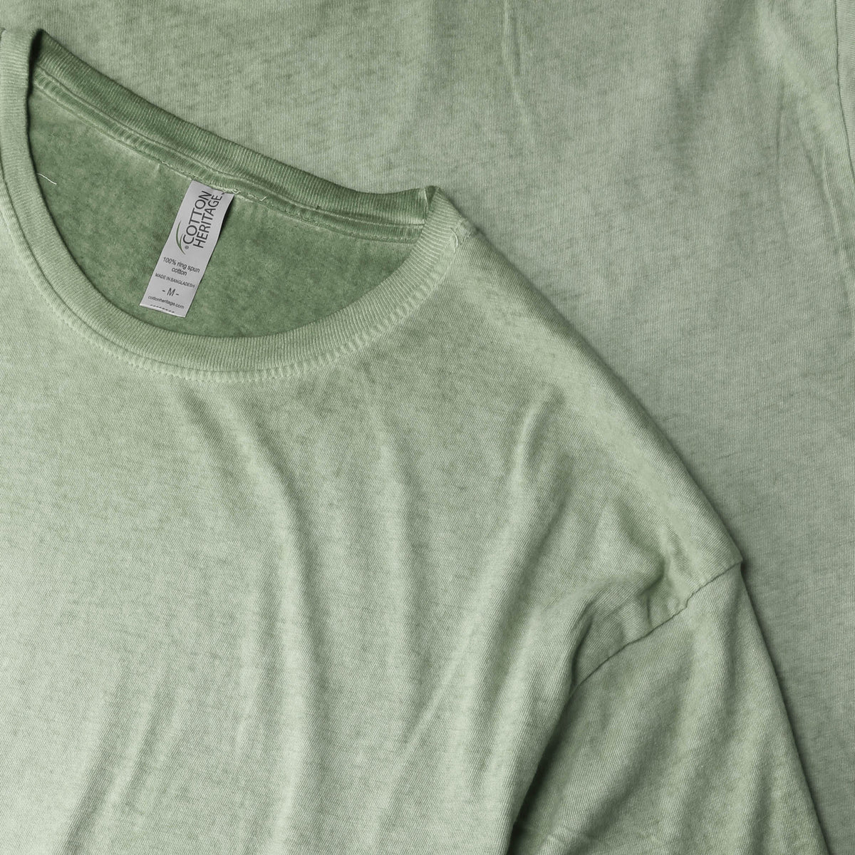 Men’s Oil Washed T-Shirt in tshirt_t shirts for men_tee shirts_cheap t shirts_t shirt designs_plain t shirts_zara t shirt_sport t shirt_hollister t shirt_bulk t shirt_Dark Moss - H