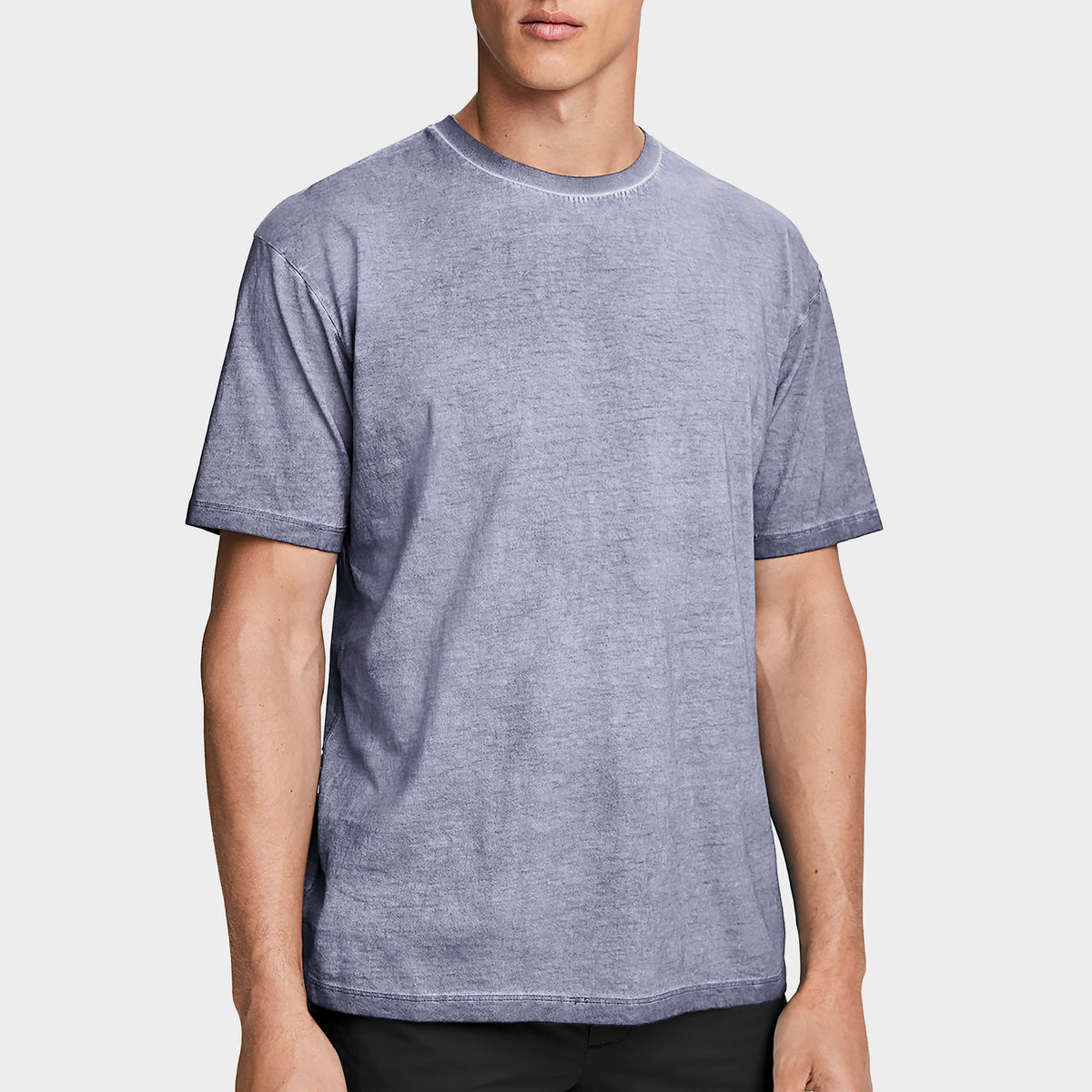 Men’s Oil Washed T-Shirt in tshirt_t shirts for men_tee shirts_cheap t shirts_t shirt designs_plain t shirts_zara t shirt_sport t shirt_hollister t shirt_bulk t shirt_Insignia - Ha