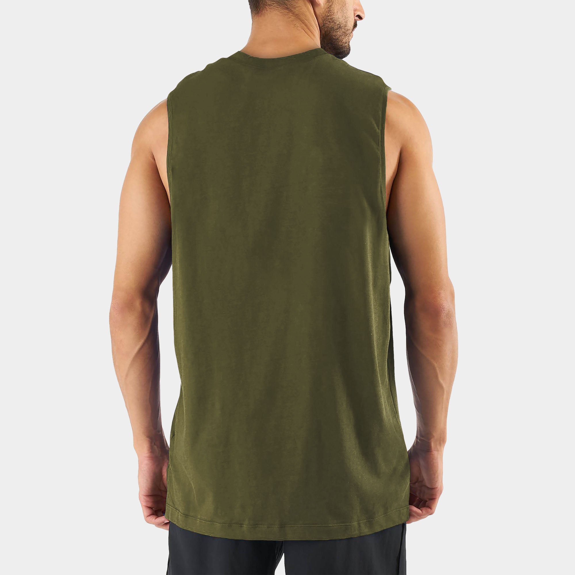 muscle_tank top_for_mens_sleeveless jersey_t shirt_jays_camiseta sin mangas_muscular_stafford shirts_youth_3xl_thermal tops_club dress_big and tall_tutle necks_shurt_muscle_topes_peterbilt_heavyweight_heavy weight _duty_ready_heather gray_cotton_roomie shirt_gym workout_without undershirt_black sando_cutoff sports_vivid color_colour_Militarygreen