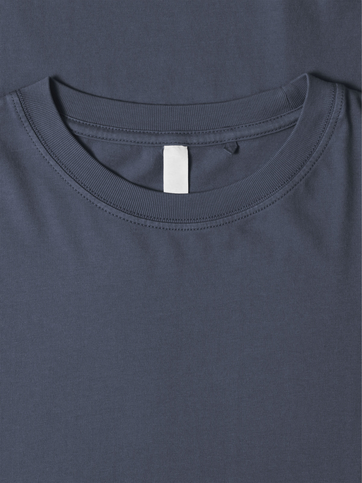 Men’s Garment Dyed Organic Cotton Long Sleeve T Shirt in Blue Horizon - Hat and Beyond blank tee