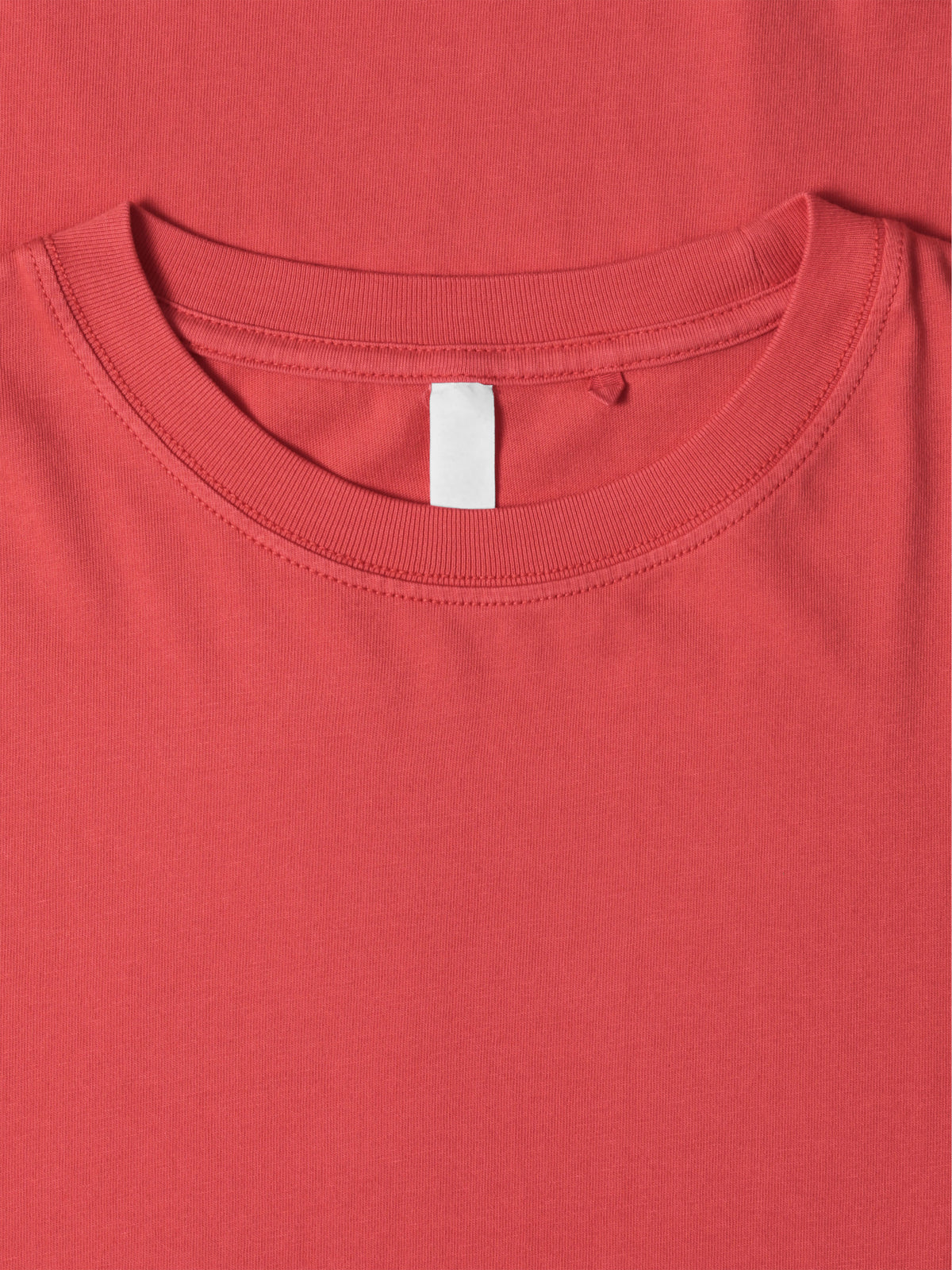 Men’s Garment Dyed Organic Cotton Long Sleeve T Shirt in Flamingo - Hat and Beyond blank tee