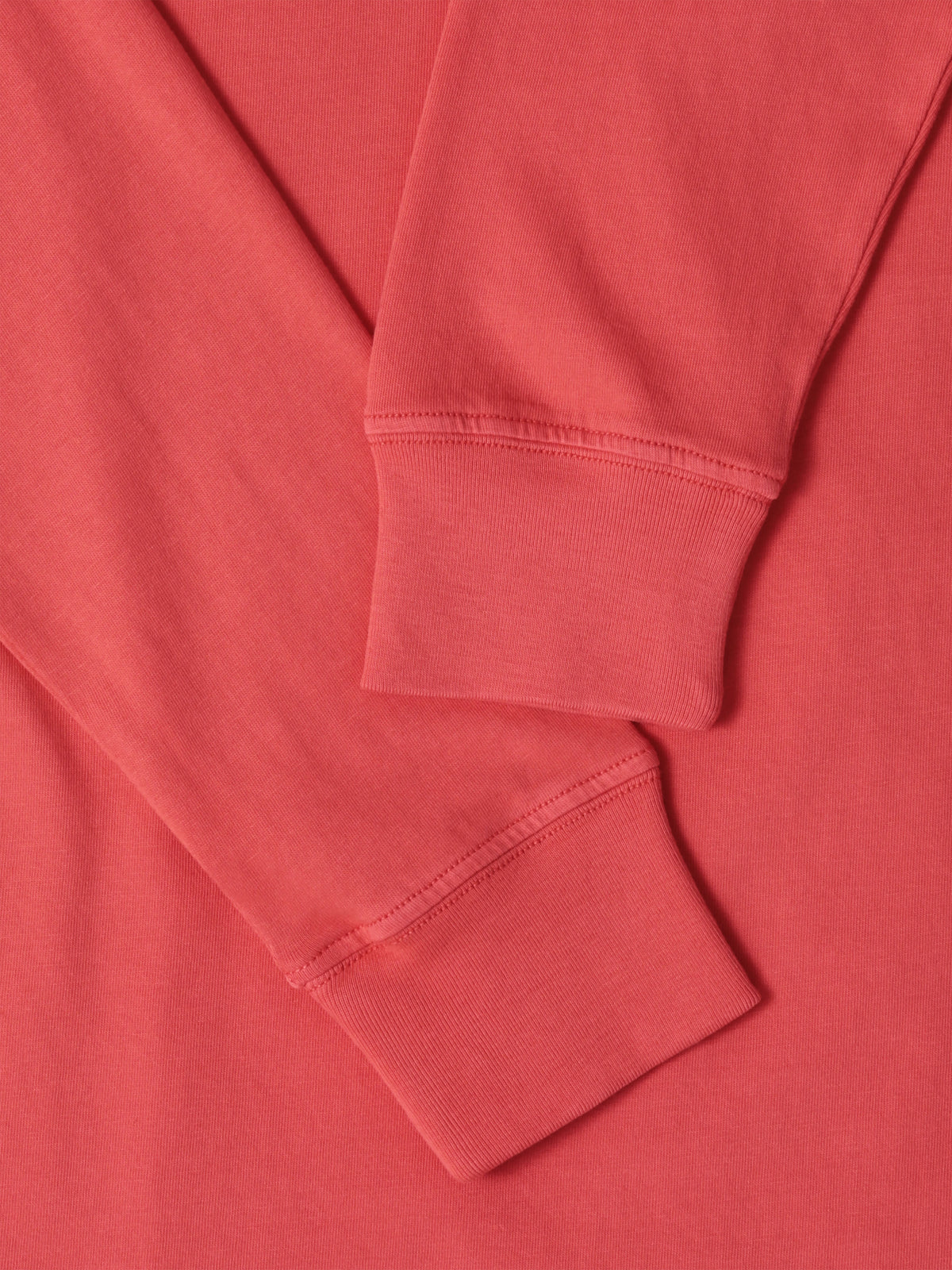 Men’s Garment Dyed Organic Cotton Long Sleeve T Shirt in Flamingo - Hat and Beyond blank tee