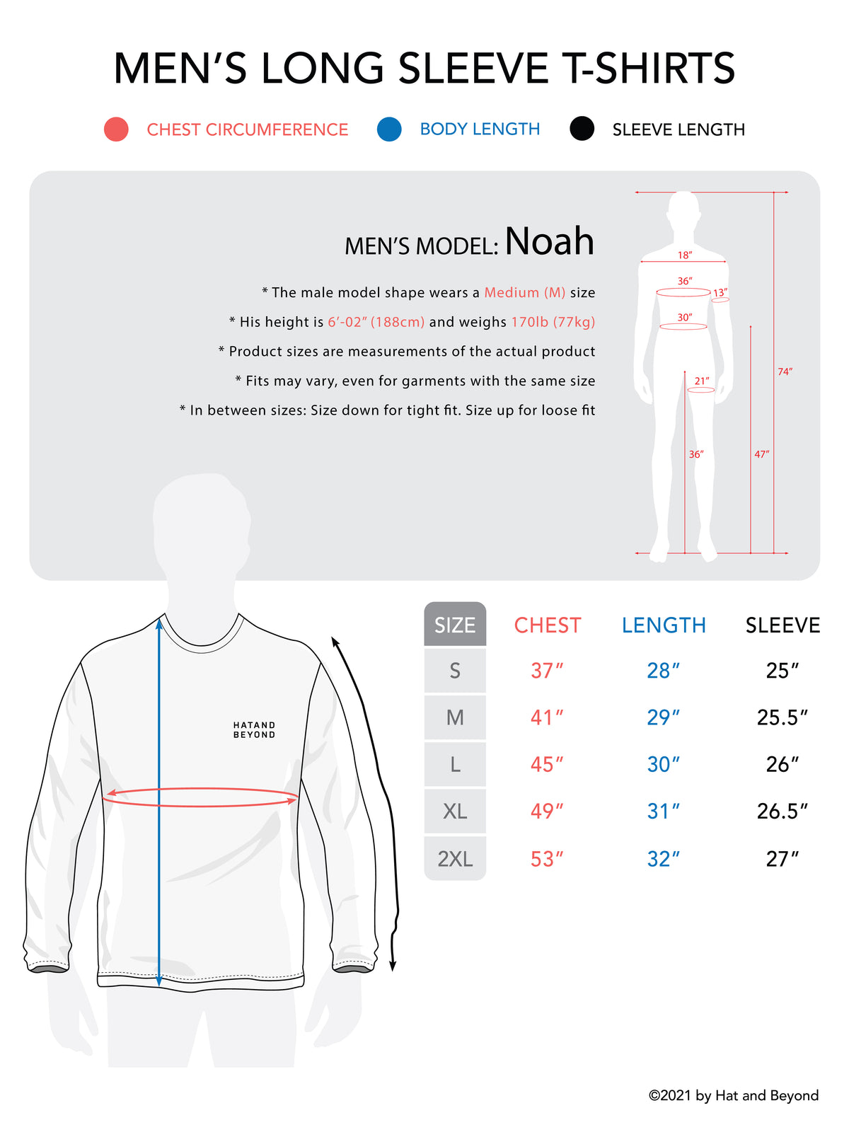 Men’s Garment Dyed Organic Cotton Long Sleeve T Shirt in Blue Horizon - Hat and Beyond blank tee