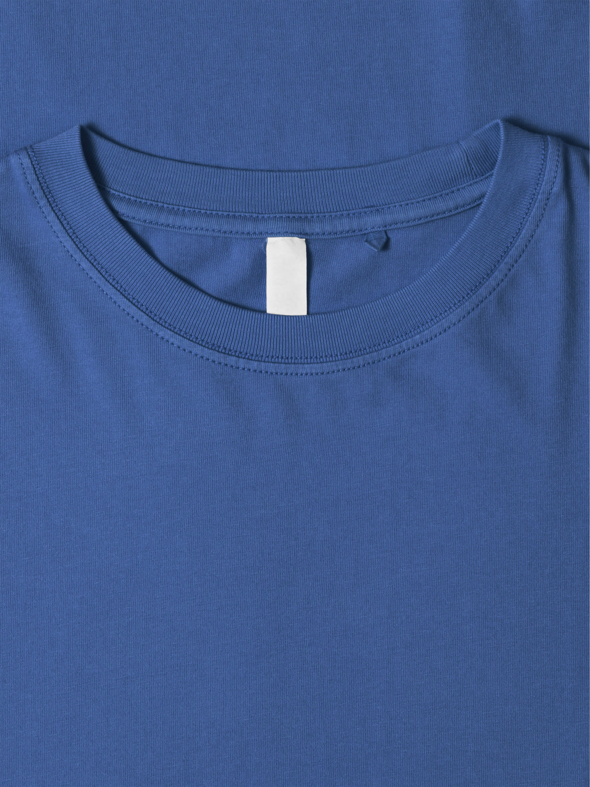 Men’s Garment Dyed Organic Cotton Long Sleeve T Shirt in Regatta Blue - Hat and Beyond blank tee