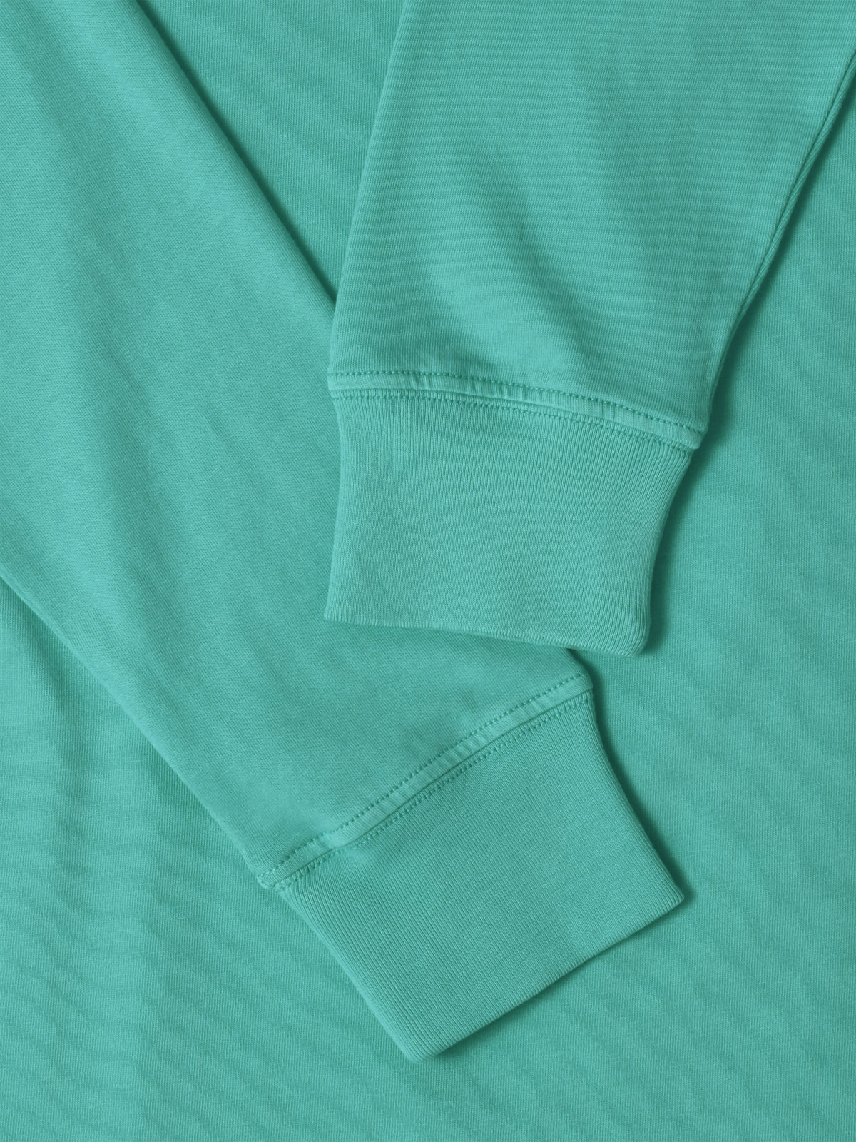 Men’s Garment Dyed Organic Cotton Long Sleeve T Shirt in Sea Glass - Hat and Beyond blank tee