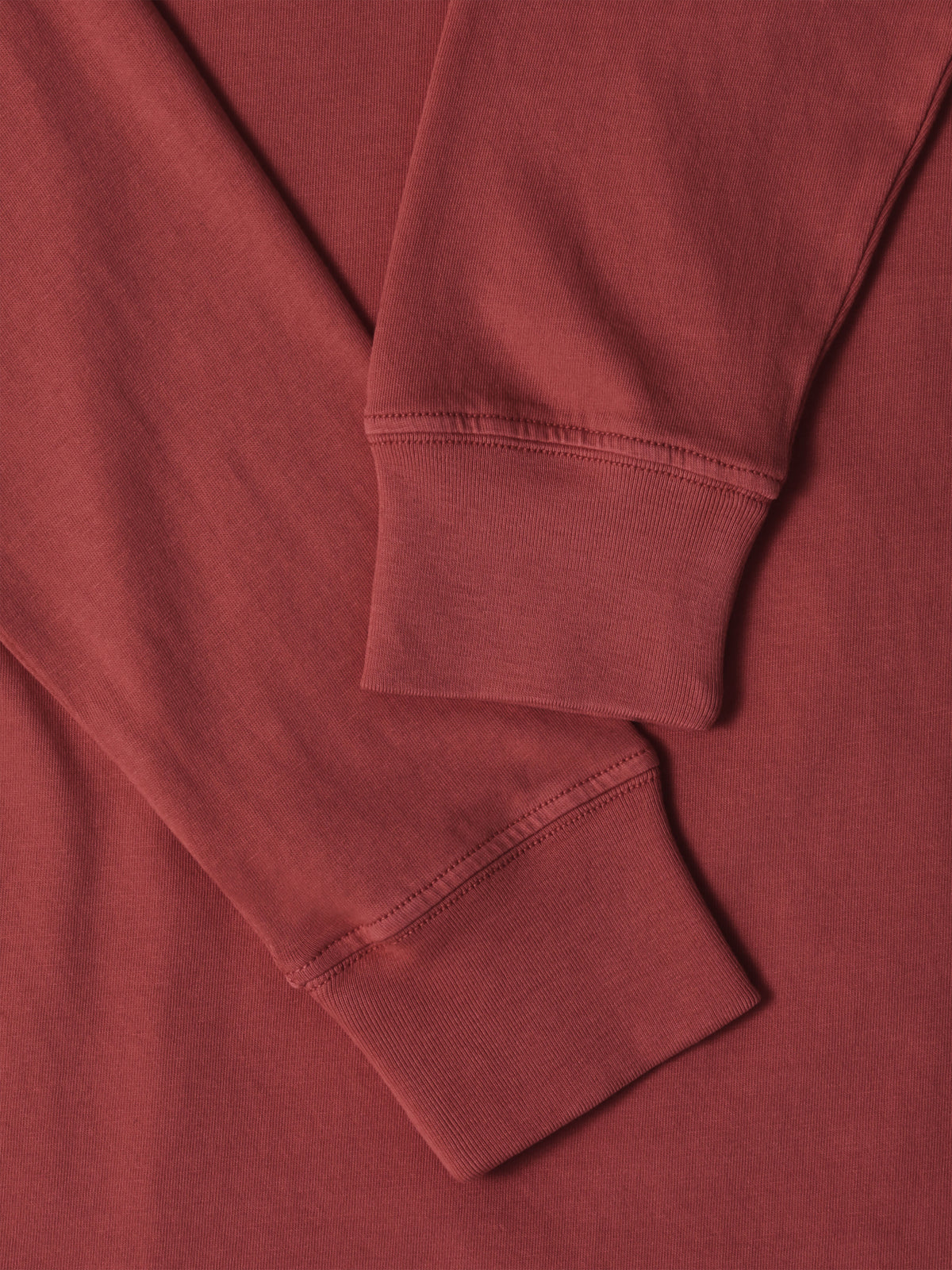 Men’s Garment Dyed Organic Cotton Long Sleeve T Shirt in Shiraz - Hat and Beyond blank tee