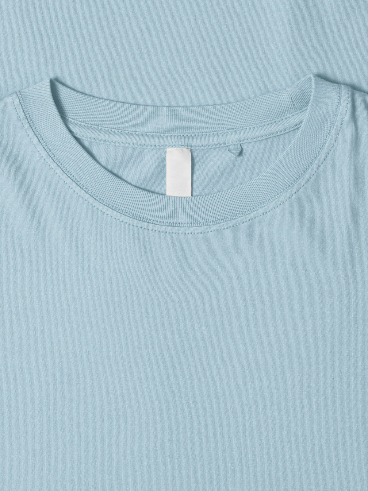 Men’s Garment Dyed Organic Cotton Long Sleeve T Shirt in Sky Blue - Hat and Beyond blank tee