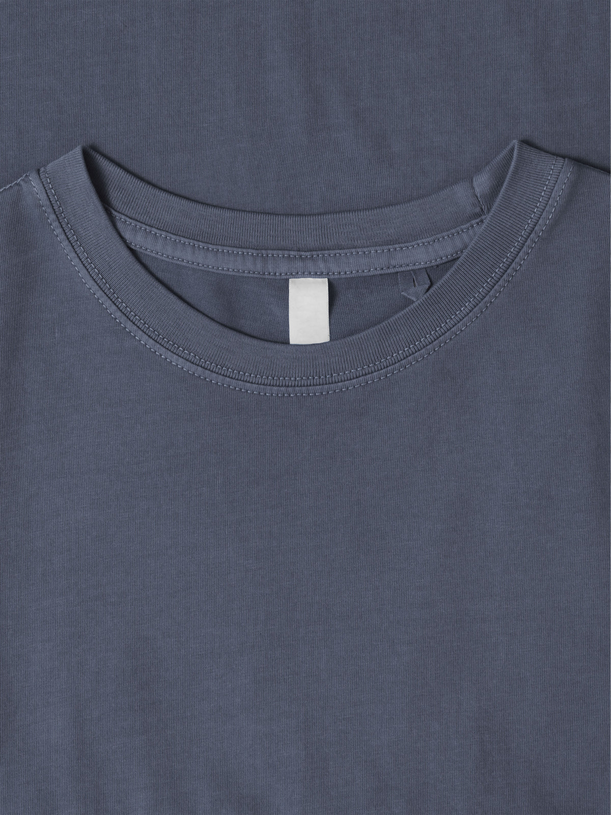 Men’s Organic Premium Cotton Garment Dye Short Sleeve T Shirt in Blue Horizon - Hat and Beyond blank tee