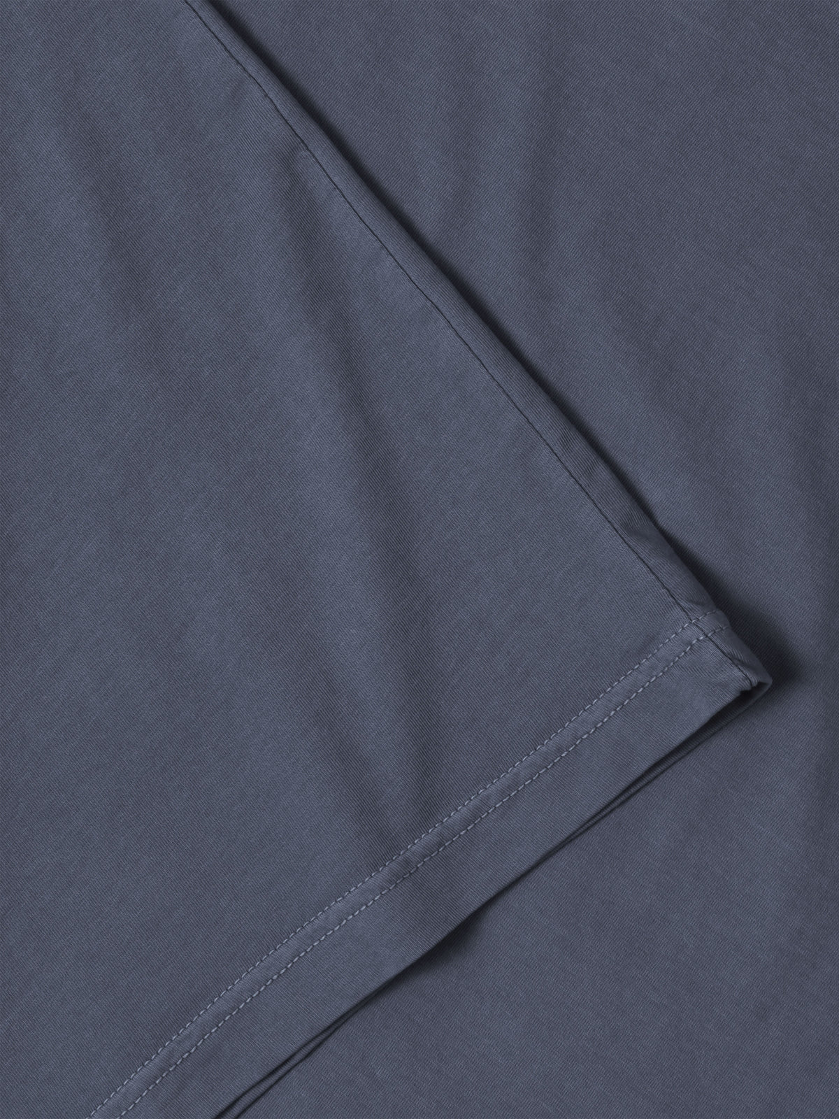 Men’s Organic Premium Cotton Garment Dye Short Sleeve T Shirt in Blue Horizon - Hat and Beyond blank tee