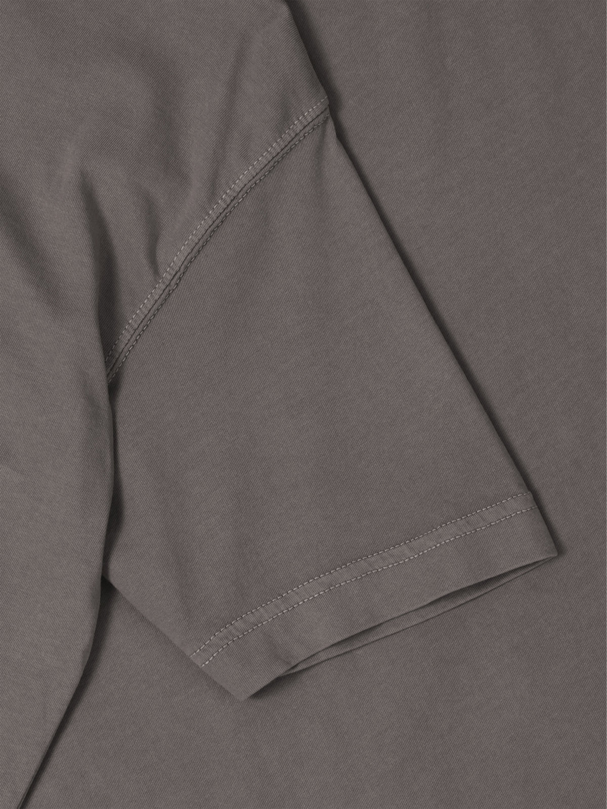 Men’s Organic Premium Cotton Garment Dye Short Sleeve T Shirt in Cinder - Hat and Beyond blank tee