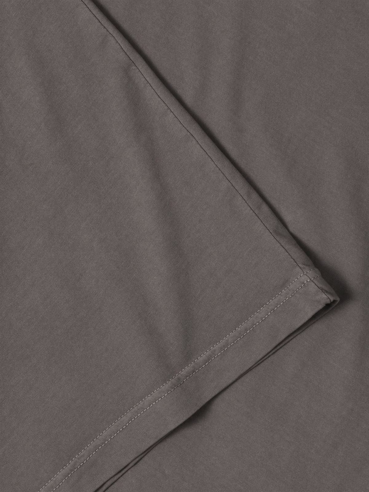 Men’s Organic Premium Cotton Garment Dye Short Sleeve T Shirt in Cinder - Hat and Beyond blank tee