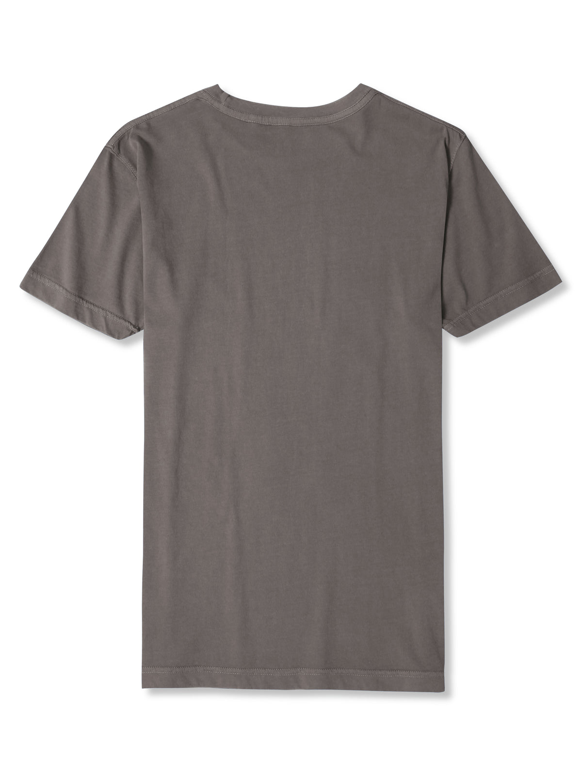 Men’s Organic Premium Cotton Garment Dye Short Sleeve T Shirt in Cinder - Hat and Beyond blank tee