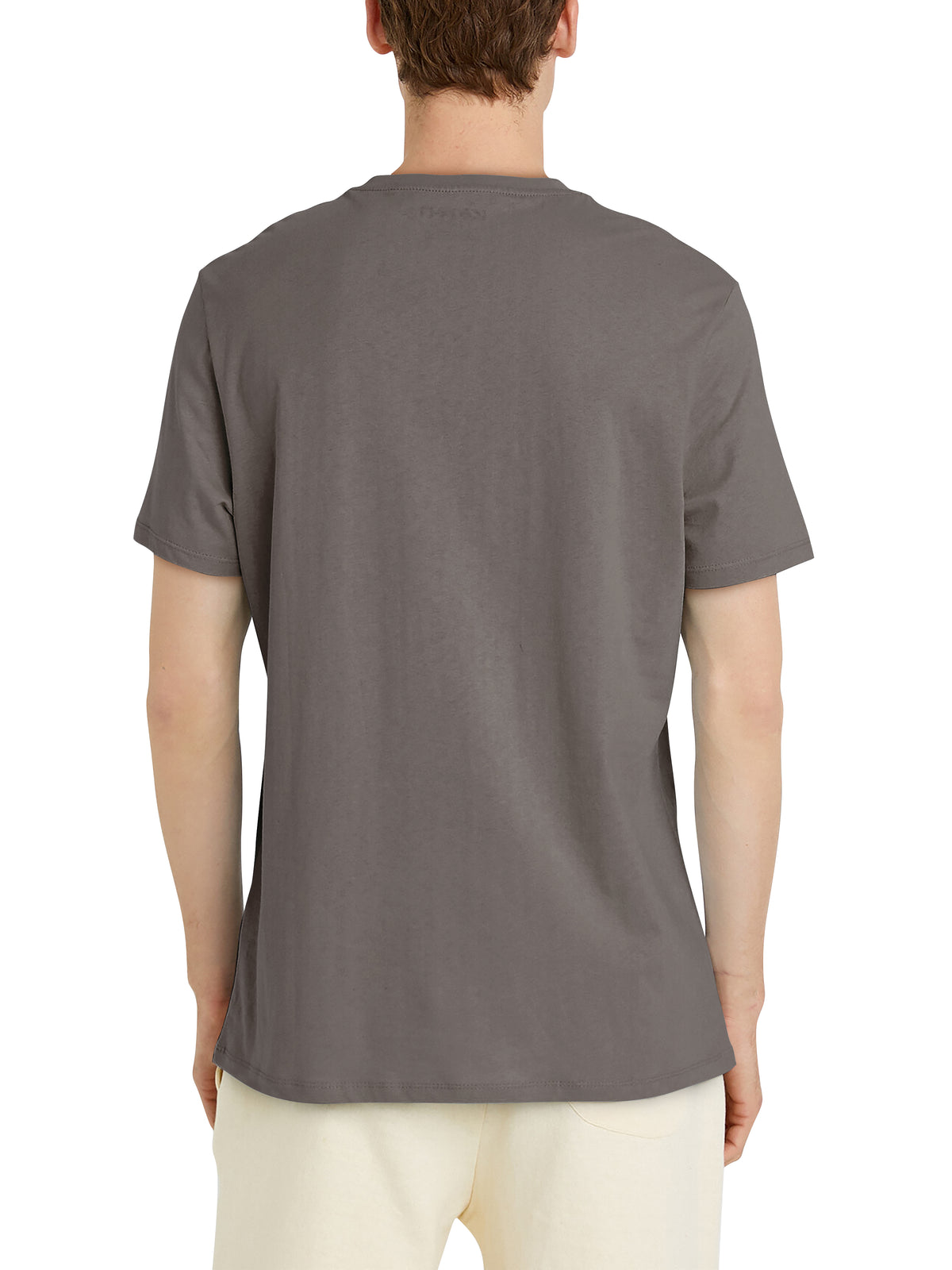 Men’s Organic Premium Cotton Garment Dye Short Sleeve T Shirt in Cinder - Hat and Beyond blank tee