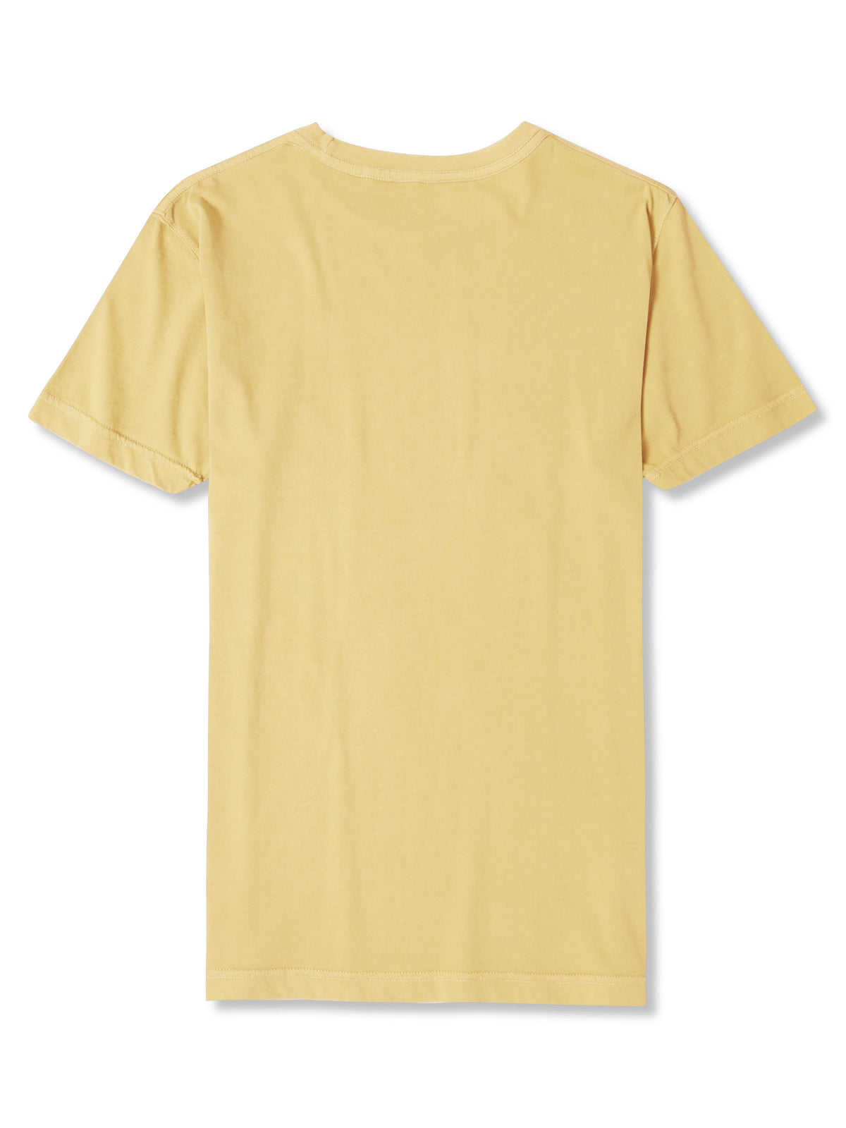 Men’s Organic Premium Cotton Garment Dye Short Sleeve T Shirt in Lemonade - Hat and Beyond blank tee