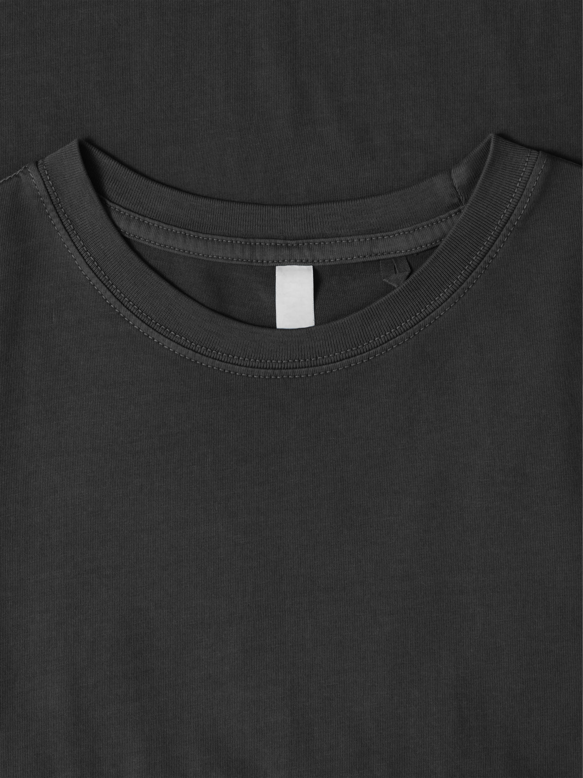 Men’s Organic Premium Cotton Garment Dye Short Sleeve T Shirt in Pirate Black - Hat and Beyond blank tee