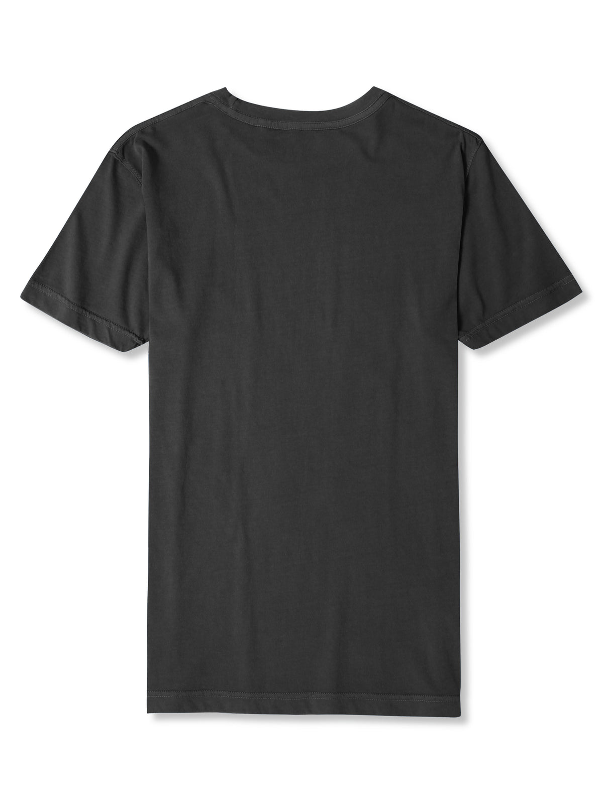 Men’s Organic Premium Cotton Garment Dye Short Sleeve T Shirt in Pirate Black - Hat and Beyond blank tee