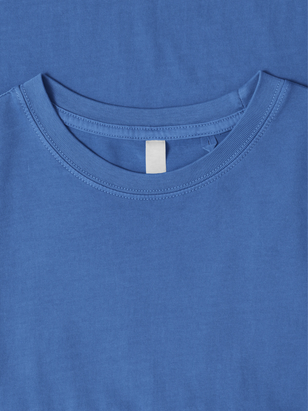Men’s Organic Premium Cotton Garment Dye Short Sleeve T Shirt in Regatta Blue - Hat and Beyond blank tee