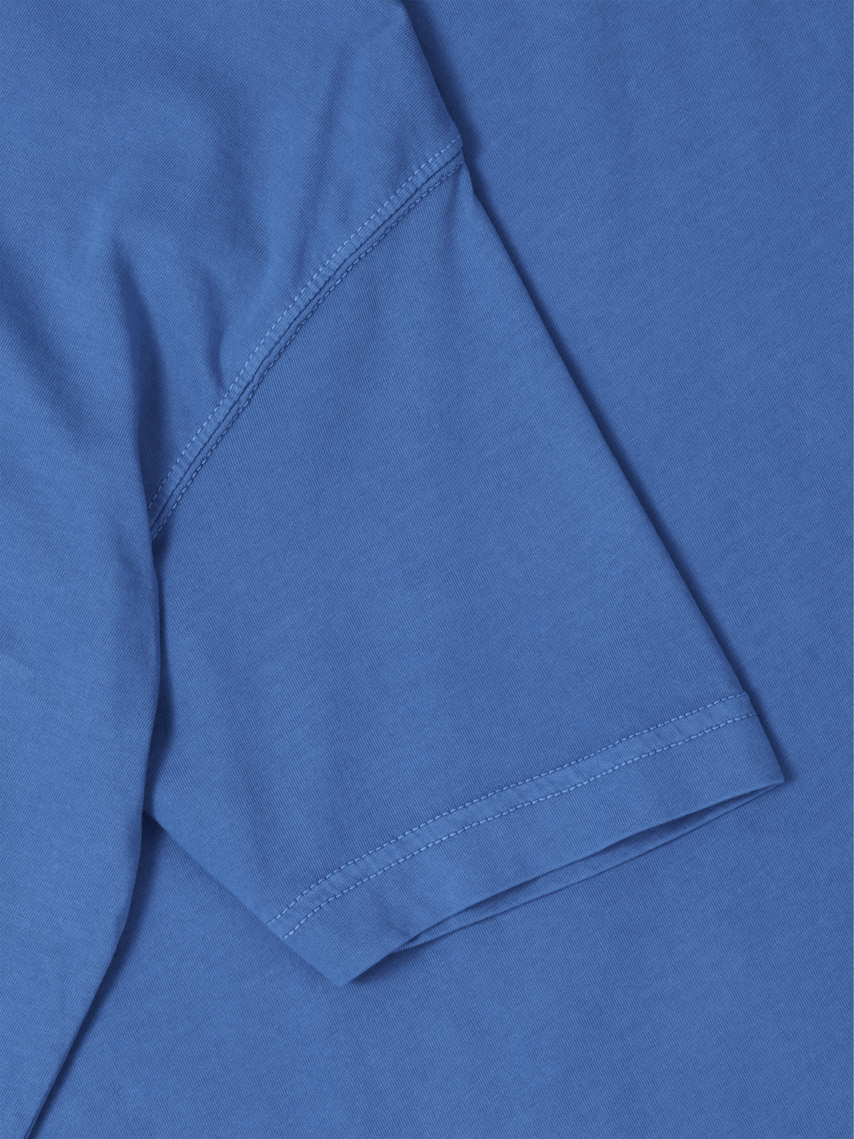 Men’s Organic Premium Cotton Garment Dye Short Sleeve T Shirt in Regatta Blue - Hat and Beyond blank tee