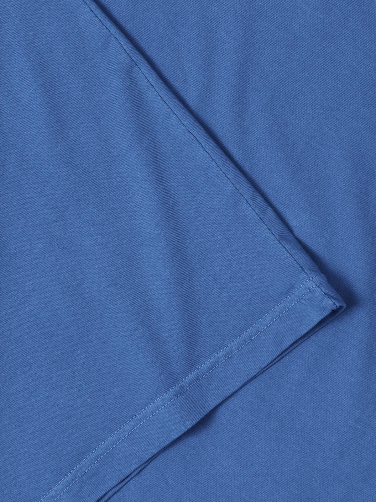 Men’s Organic Premium Cotton Garment Dye Short Sleeve T Shirt in Regatta Blue - Hat and Beyond blank tee