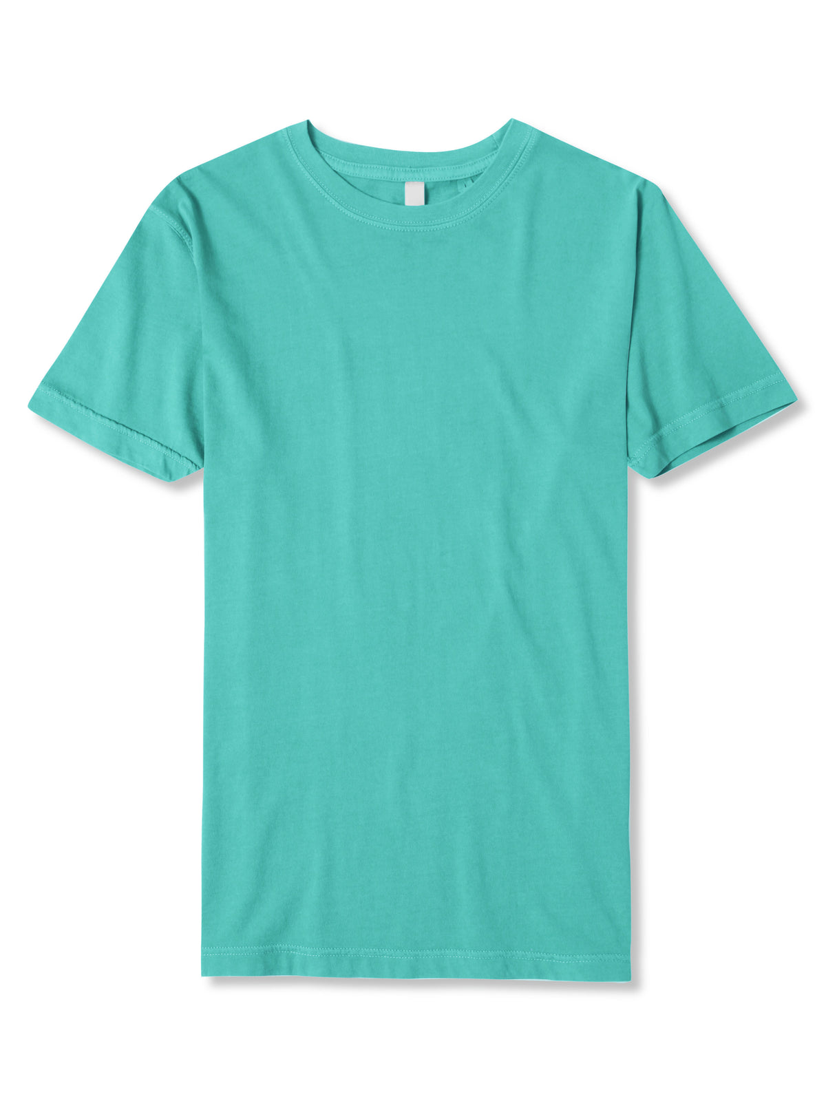 Men’s Organic Premium Cotton Garment Dye Short Sleeve T Shirt in Sea Glass - Hat and Beyond blank tee