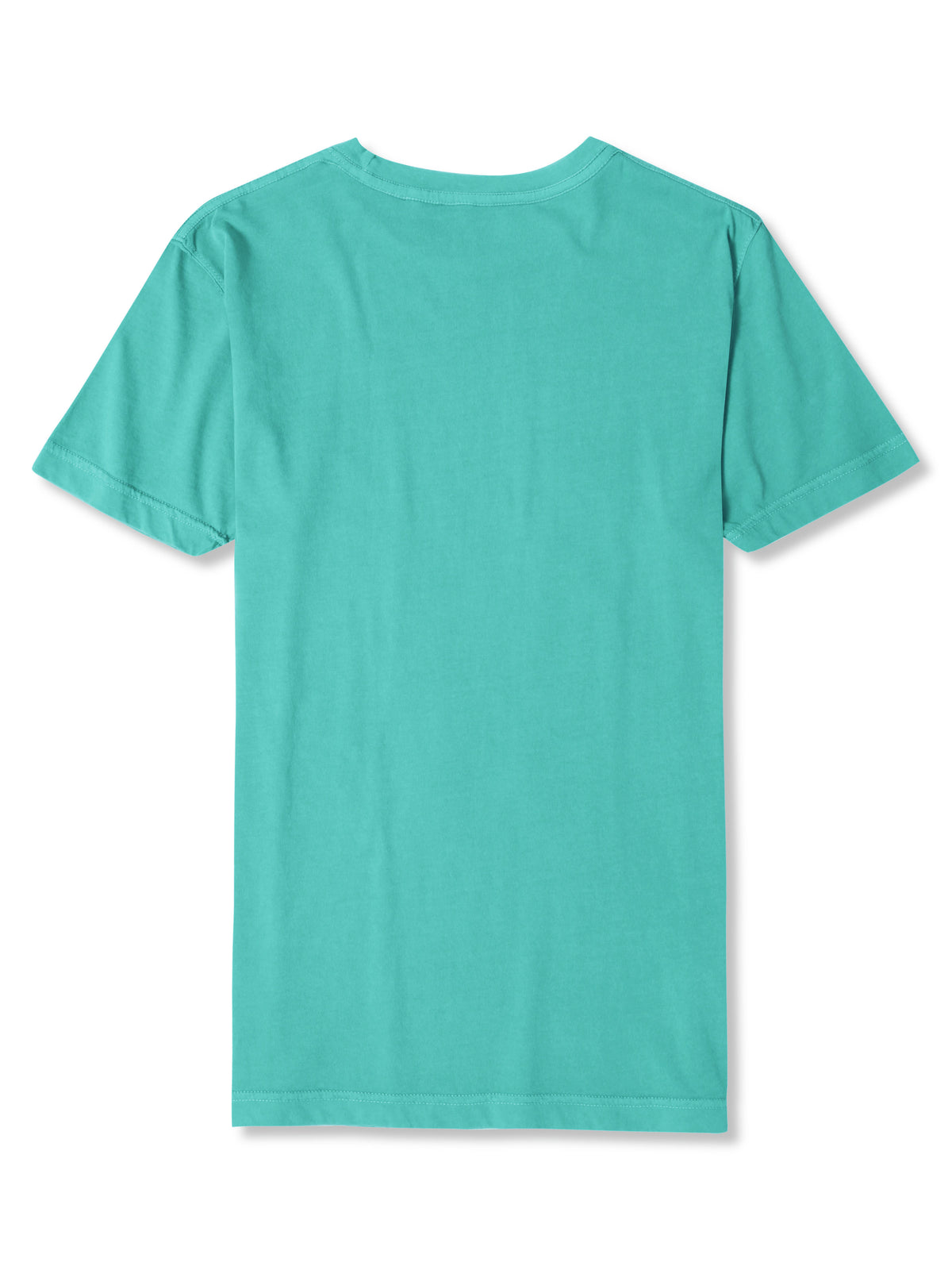 Men’s Organic Premium Cotton Garment Dye Short Sleeve T Shirt in Sea Glass - Hat and Beyond blank tee