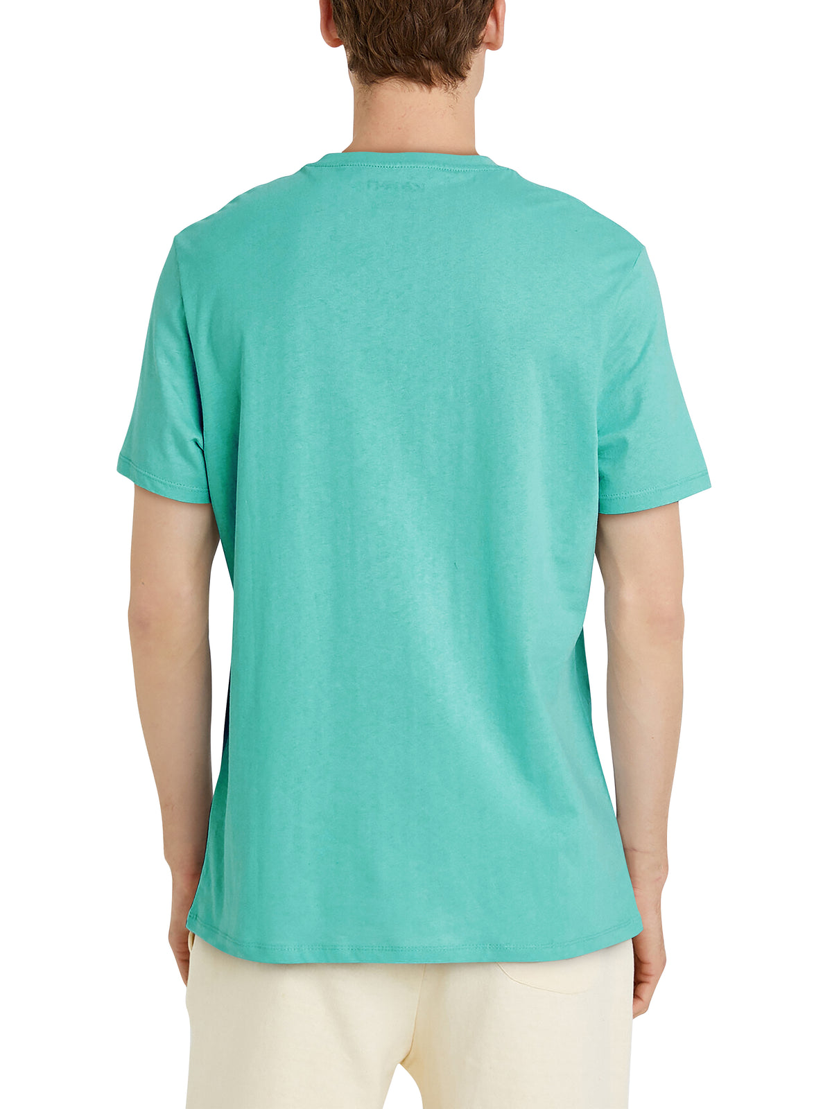 Men’s Organic Premium Cotton Garment Dye Short Sleeve T Shirt in Sea Glass - Hat and Beyond blank tee