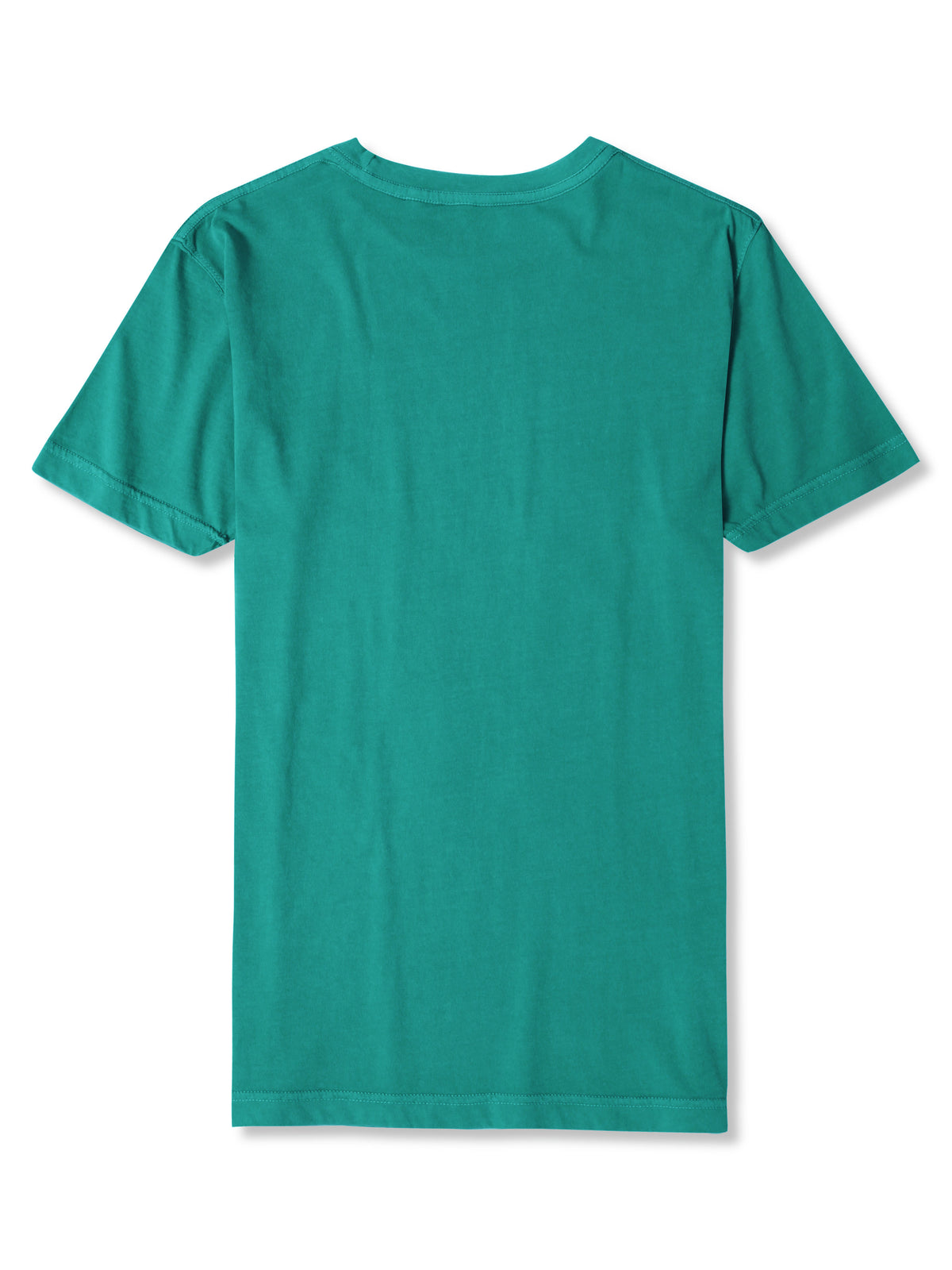 Men’s Organic Premium Cotton Garment Dye Short Sleeve T Shirt in Sea Green - Hat and Beyond blank tee