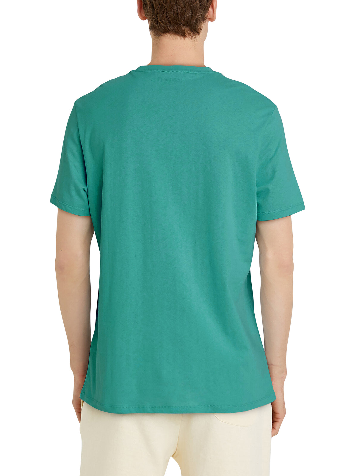 Men’s Organic Premium Cotton Garment Dye Short Sleeve T Shirt in Sea Green - Hat and Beyond blank tee